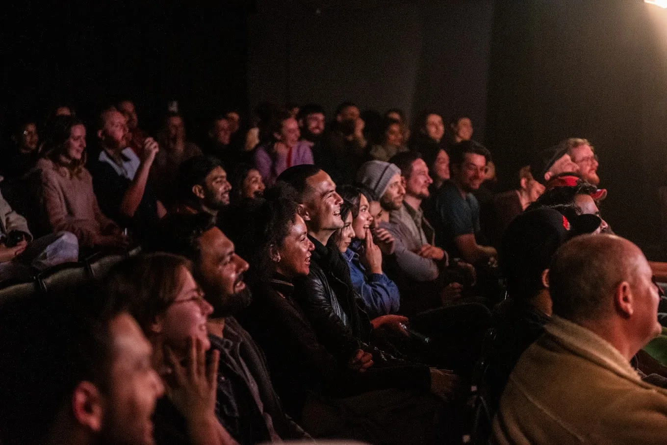 The Comedy Republic crowd laughing during a show